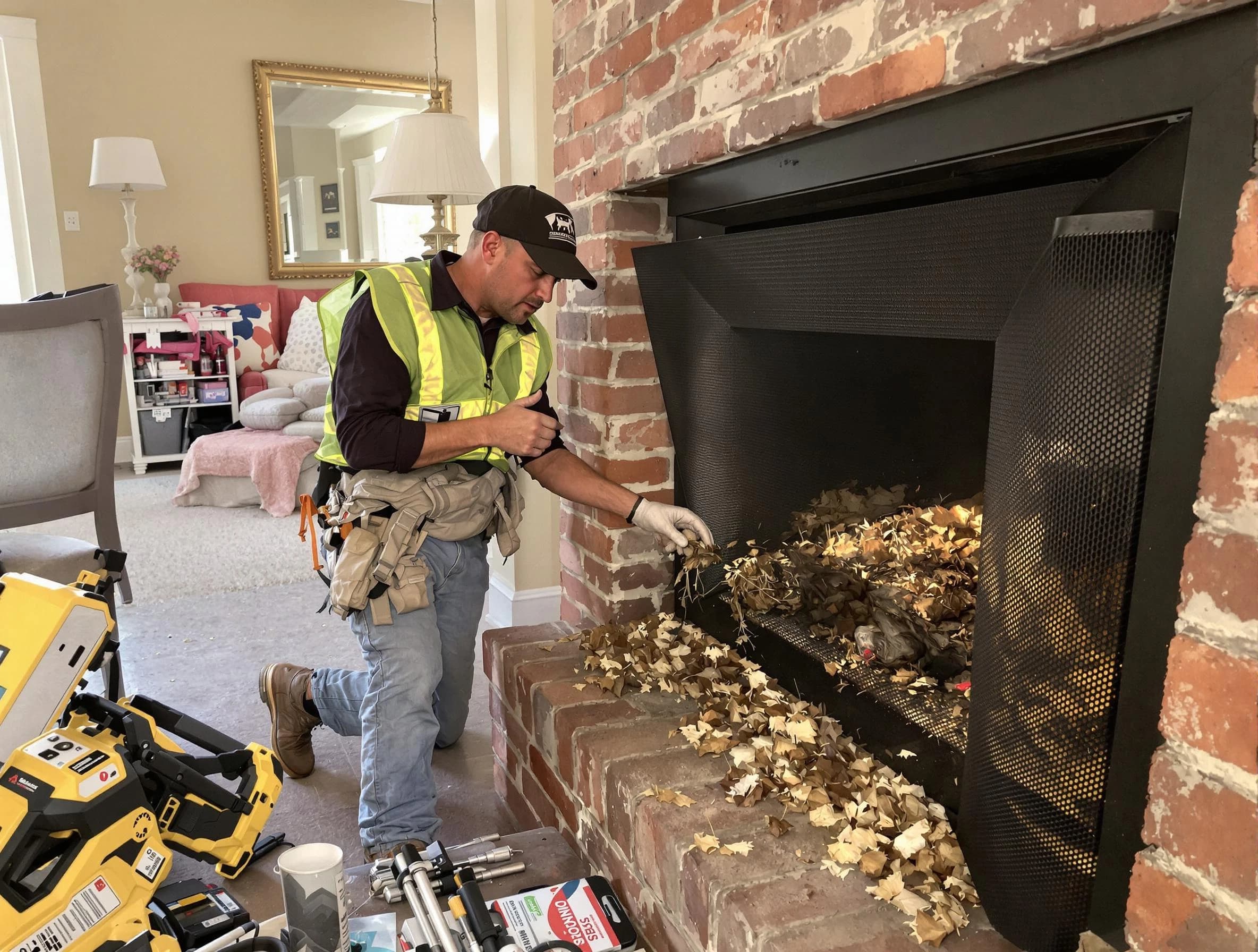 Safe screening installation by Snellville Chimney Sweep in Snellville, GA