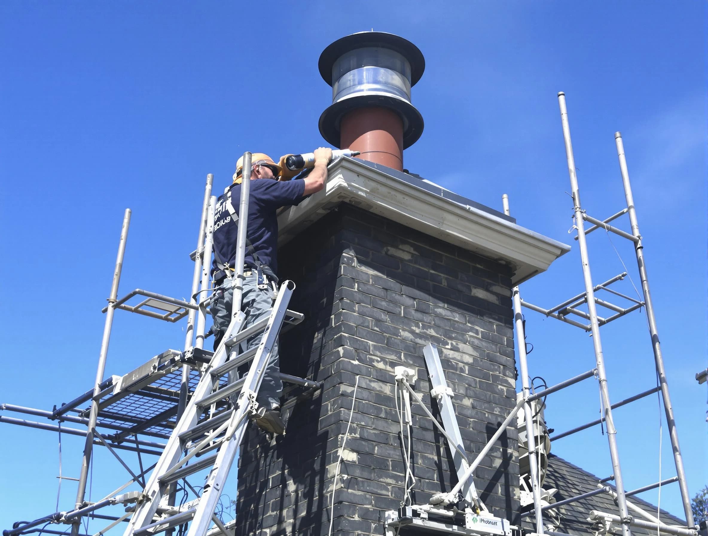 Sturdy chimney crown finished by Snellville Chimney Sweep in Snellville, GA
