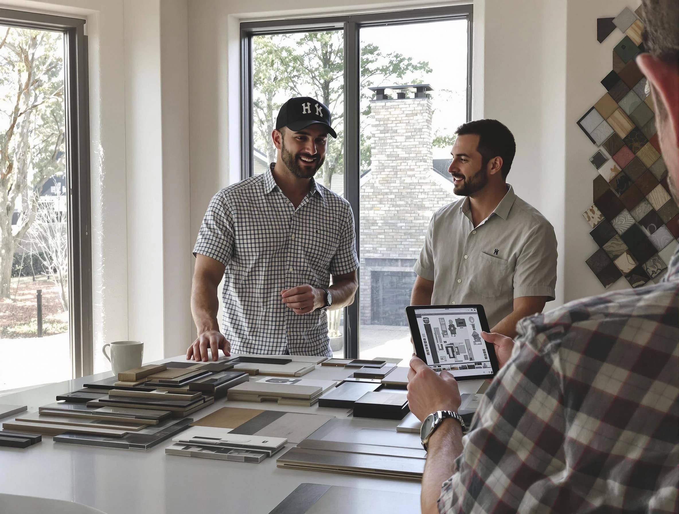 Snellville Chimney Sweep remodeling a chimney and fireplace in Snellville, GA