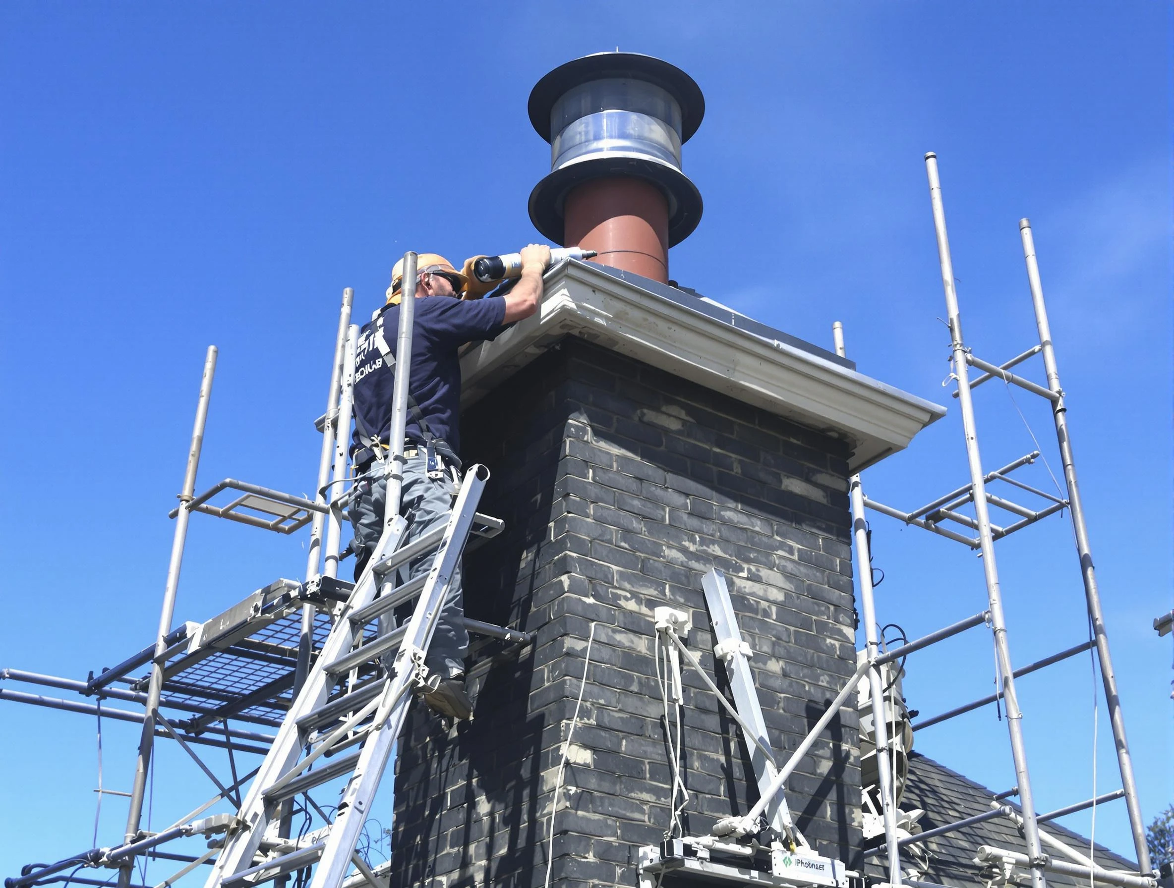 Sturdy chimney crown finished by Snellville Chimney Sweep in Snellville, GA