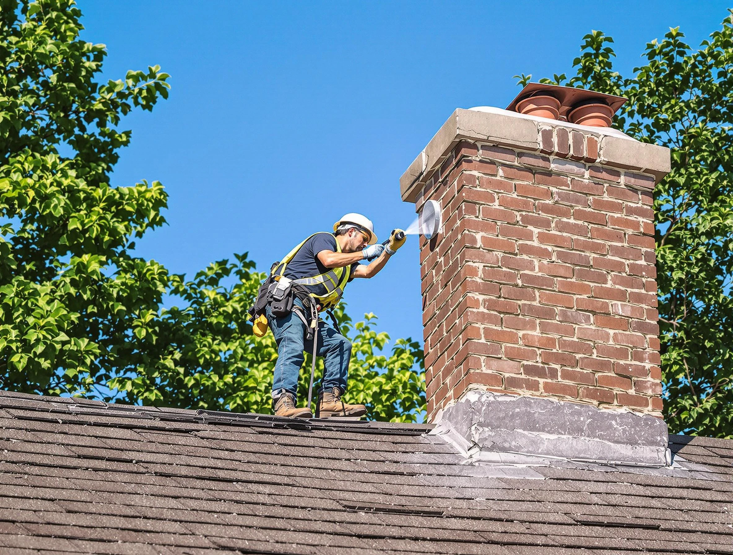 Snellville Chimney Sweep performing an inspection with advanced tools in Snellville, GA